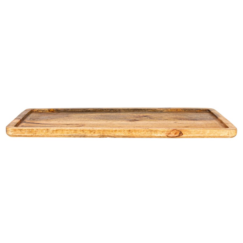Creative Co-Op Mango Wood Tray, Natural