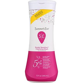 Summers Eve Cleansing Wash, Simply Sensitive, 15 Fl Oz (Pack of 2)