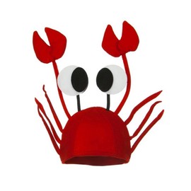 Novelty Party Hats Funny Costume Hats Crab Hats Ocean Animal Hats Dress Up Under the Sea Party Hats for Adult (1pc)