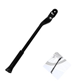 Mirhua Bicycle Kickstand Bicycle Stand Bike Side Stand Bicycle Kickstand Bicycle Stand Bike Stand Bike Side Stand 27-34cm Adjustable Length Ultralight Light Single Leg Mountain Bike Cross Bike Black
