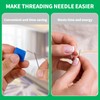 9PCS Automatic Needle Threaders, Square Plastic Needle Threader Hand Sewing,