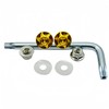 Kuroobaa Titanium Motorcycle License Plate Bolts Anti-theft Screws with Hex