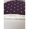 CUSHIONS2U Clarke & Clarke Dotty Spot Purple Off-white Print Large