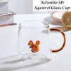Scizorito Glass Cups, Transparent Three-dimensional Pattern Glass Cup, Bar Beverages