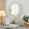 ironsmithn Wall Mirror Mounted Round Decorative Mirrors Circle for Bathroom