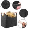 Firewood Carry Bag, Fireplace Log Carrier Holders, Portable Sturdy Wood