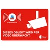 5 Stickers for Video Surveillance and Alarm System I hin_085