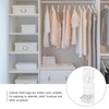 Homoyoyo 25pcs Cabinet Shelf Clips:Self Locking Shelf Support Pegs, Plastic