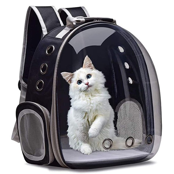 cat carrier backpack cat carrier bubble pet backpack breathable airline approved small space travel hiking outdoor walking