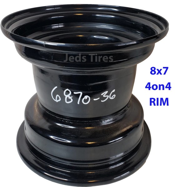 JWT customs 8x7 4/4 steel RIM WHEEL for Golf Cart