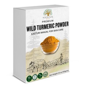 Magickal Hues Wild Turmeric Powder 3.5 oz Pure Kasturi Turmeric Powder for Face Mask Pore Cleansing Mask