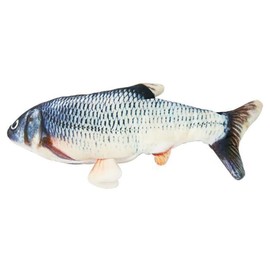 Cat Toys Fish Kitten Toy with Catnip for Indoor Cats Kicker Interactive Moving Grass Carp