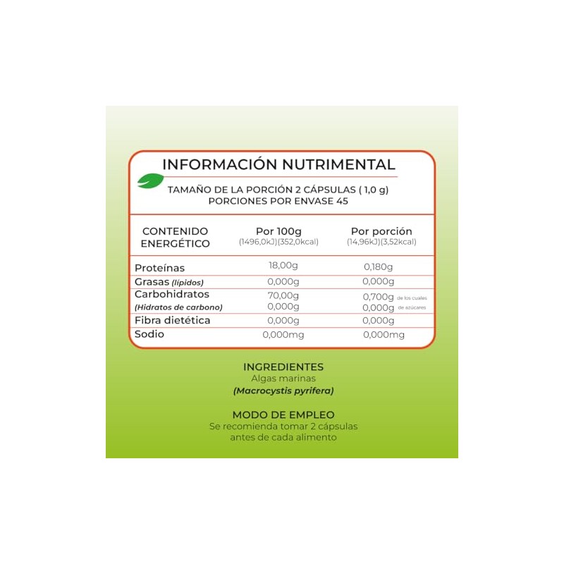 Anahuac Neo Kelp Suplemento Alimenticio 90 Cápsulsas