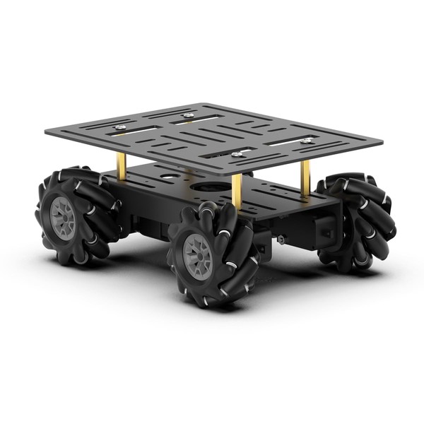 LewanSoul Robot Chassis Car Kit, 360° Omnidirectional Wheels, Aluminum Alloy