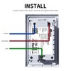 2.4GHz Wi-Fi + Bluetooth LE Smart USB Outlet Receptacle, Type