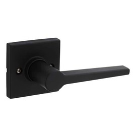 Kwikset Safe Lock Daylon Lever Square Rose Dummy Lock Matte Black