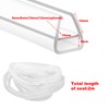 Bath Shower Screen Seal Strip,U-Shape Rubber Shower Screen Seal Strip