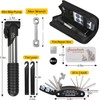 Kit de herramientas de reparación de bicicletas con bomba de