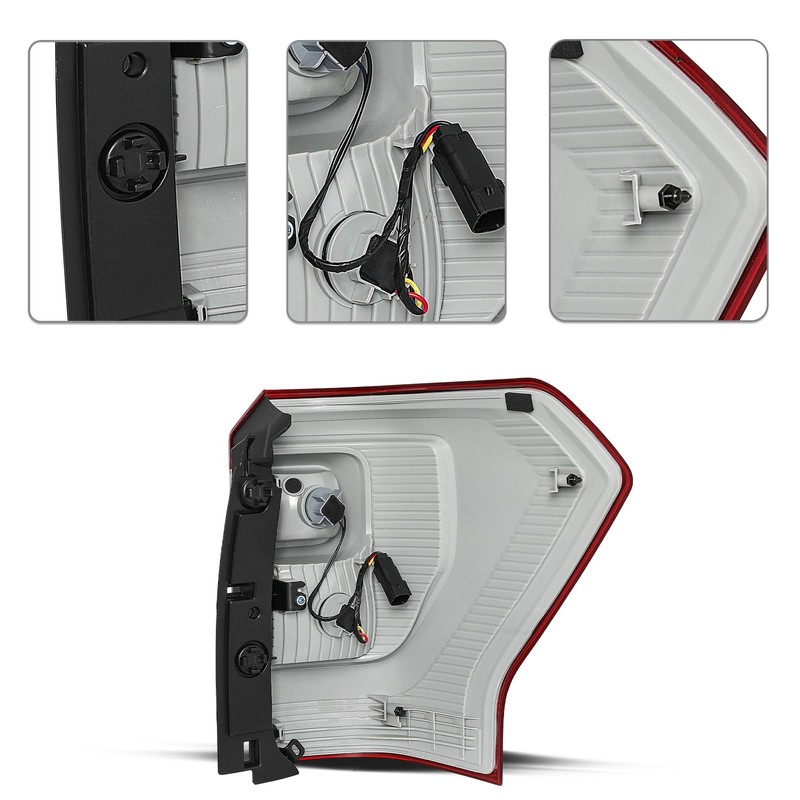 SOCKIR Halogen Tail Light Assembly Fit for Ford Expedition 2018
