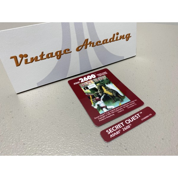 Unbranded Secret Quest (Atari 2600) Replacement Label