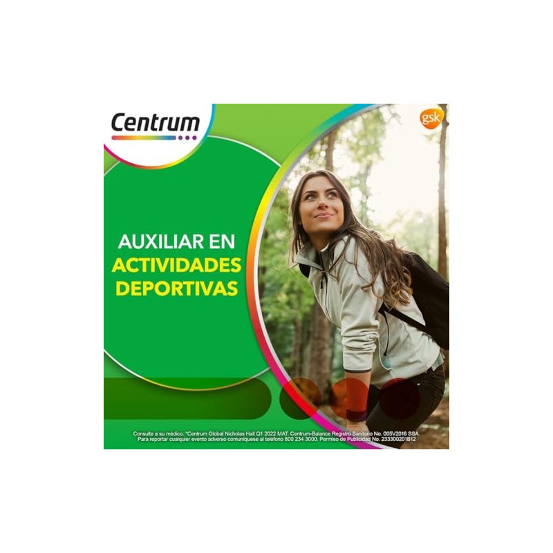 Centrum Multivitamínico Balance Frasco con 30 tabletas