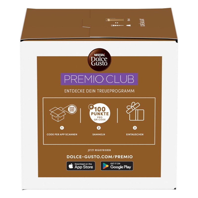 Nescafé Dolce Gusto Café au lait, Pack of 6, 6