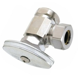 MaxLLTo Replacement 1/2 Inch FIP x 1/2 Inch Slip Joint Multi Turn Brass Angle Stop Valve for Thrifco Plumbing 4405460