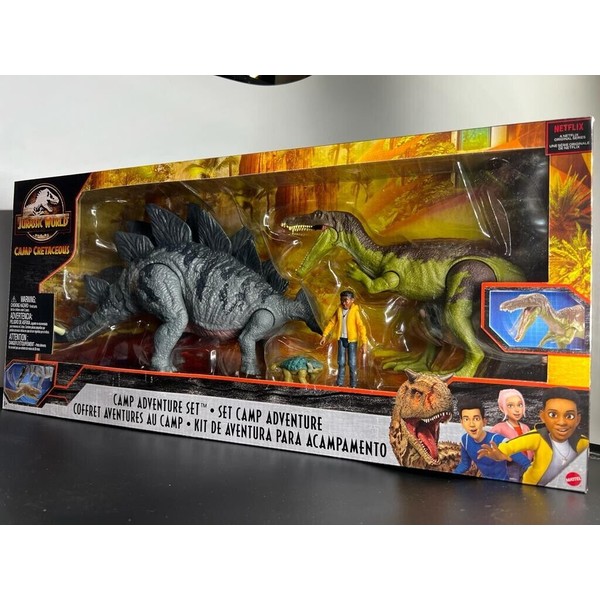 Jurassic World Dinosaur Toy Camp Cretaceous Adventure Set Dinosaurs Pack,