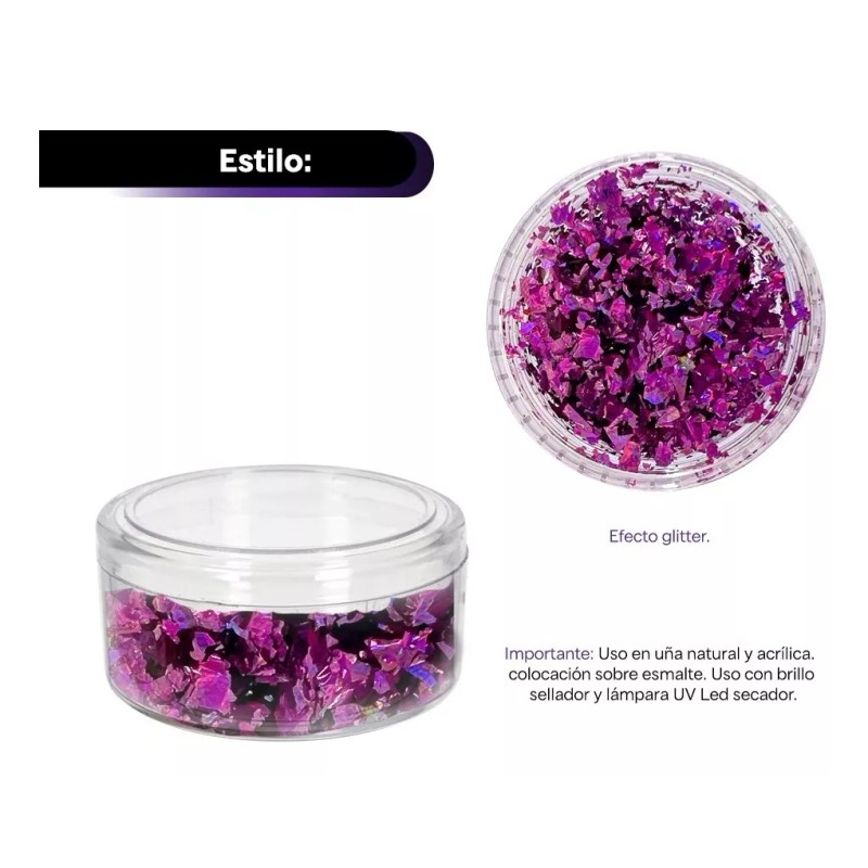 Gadgets VS Decoración De Uñas Efecto Hojas Laminadas Y Texturas