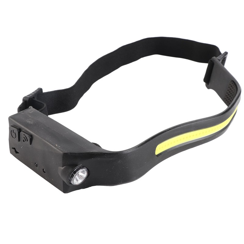 COB Headlight Smart Sensing USB Charging IPX4 Waterproof 5 Modes