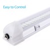 MICTUNING 4Pcs LED Tube Light Car Interior Light Bar Tube
