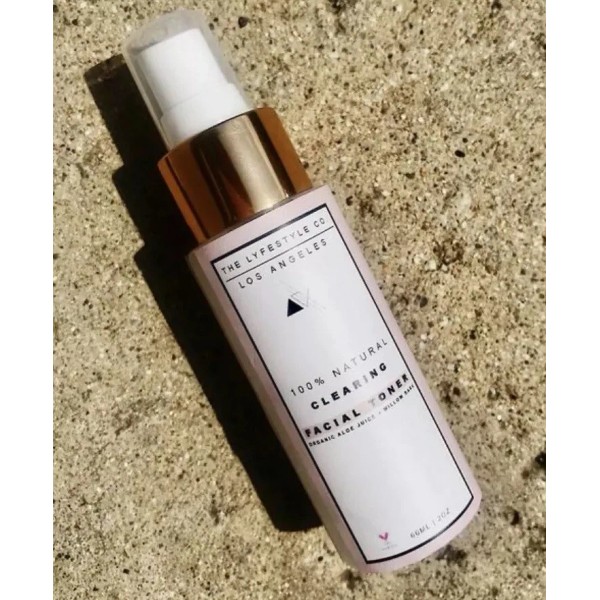 The Lyfestyle Co 100% Natural Clearing Facial Toner 2 oz