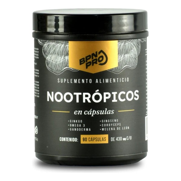 BPN PRO Nootrópicos – Melena de León, Omega 3, Ganoderma