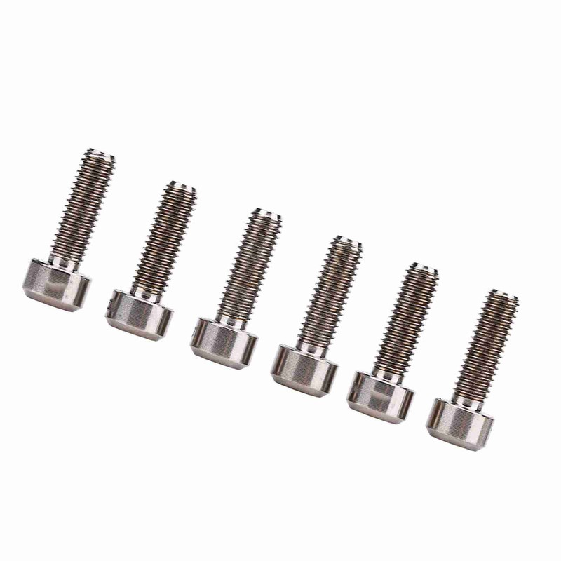 6pcs set M5*16mm Titanium Alloy Bike Fixed Stem Bolts For
