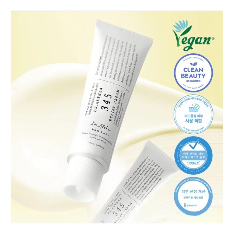 345 Crema Calmante Althea Piel Sensible 50ml Mixta Día Noche