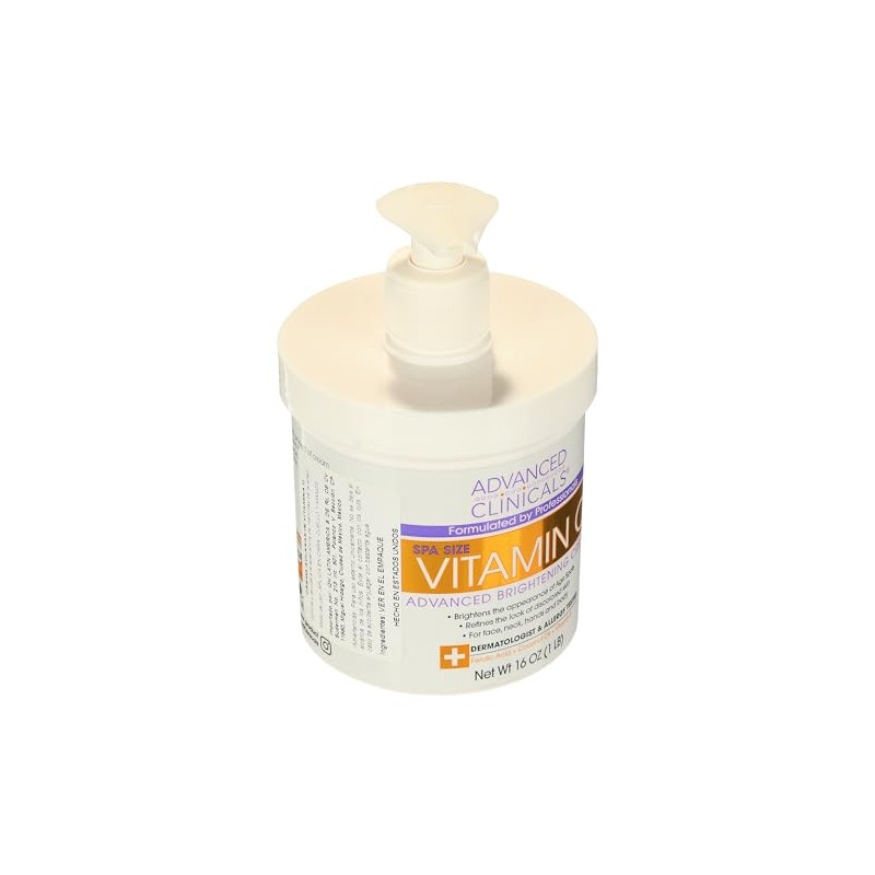 ADVANCED CLINICALS CREMA CORPORAL VITAMINA C ILUMINACION AVANZADA CON A.