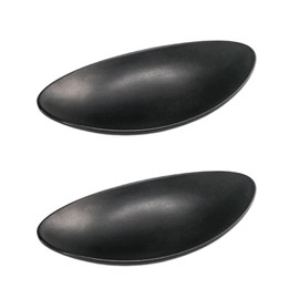 MEMOFYND 2 Pieces Of Black Tray, Simple Design Tray, Home Decoration Tray, Home Accessories, Can Store Food, Jewelry, Keys