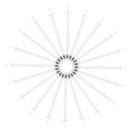 COLLBATH 20 Pcs Applicators Shooter Oral Gel Injector Home Care Pp Material Single-use Portable