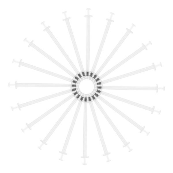 COLLBATH 20 Pcs Applicators Shooter Oral Gel Injector Home Care