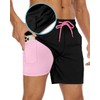 TENGINE Men's Swim Trunk 5" with Compression Liner 5 Inch