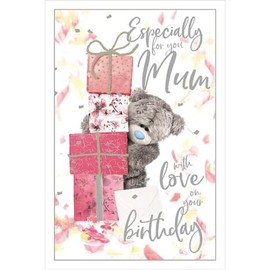 Me To You Bear 3D Holographic Mum Birthday Card