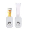 MAGT Automatic Toothpaste Dispenser, Punch Free Wall Mounted Automatic Toothpaste