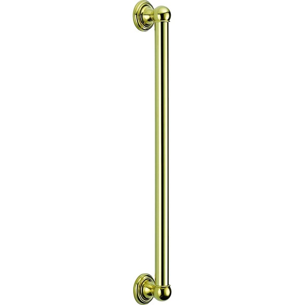 Delta Faucet 40024-PB ADA Decorative Grab Bar, Polished Brass