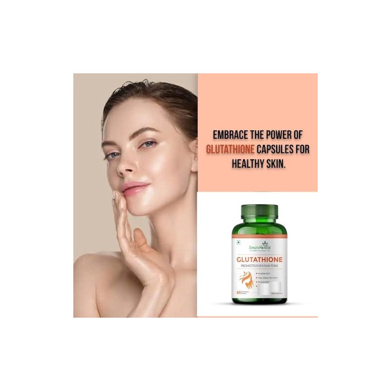Generic L Glutathione 1000mg Capsules with Vitamin C & E