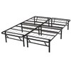 Omne Sleep Steel Black Twin Platform Foundation