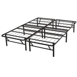 Omne Sleep Steel Black Twin Platform Foundation