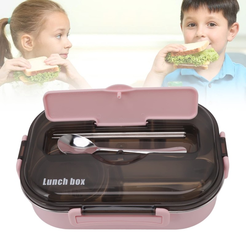 TOPINCN Lunch Box, Thermal Bento Serveware, Trays and Plates, Serving