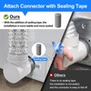 Dryer Vent Hose,Dryer Vent Connector with Dryer Hose,Dryer Connection Kit,90