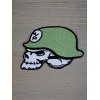 METAL MULISHA SKULL MOTORCYCLE BIKER MC HELMET IRON ON MORALE