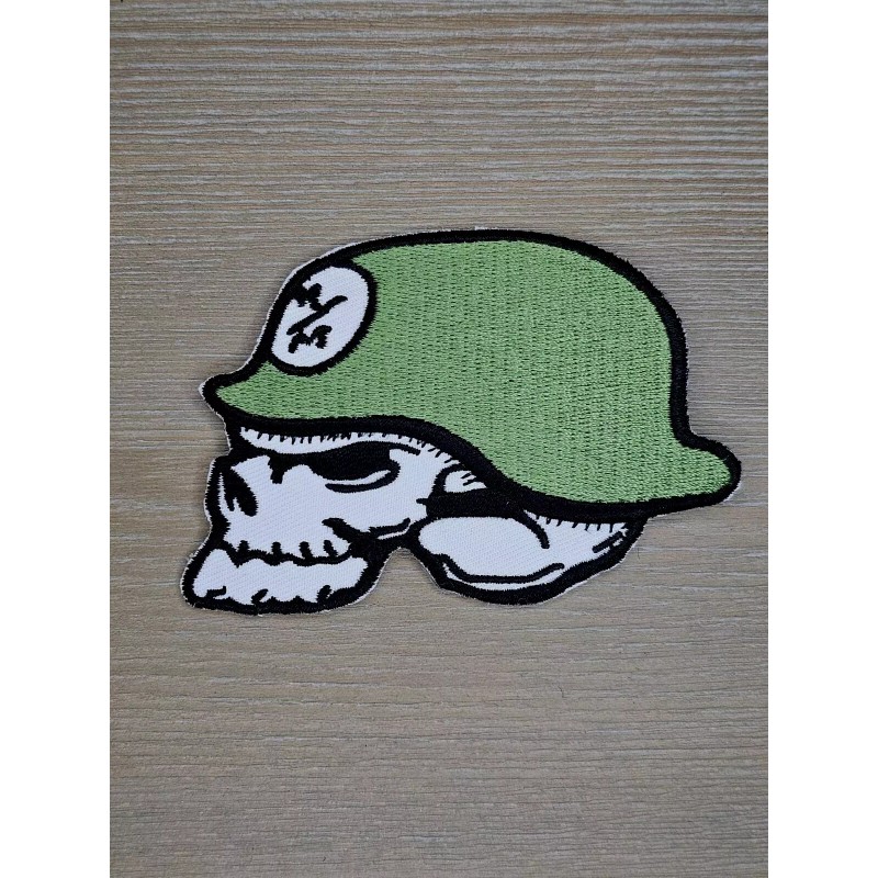 METAL MULISHA SKULL MOTORCYCLE BIKER MC HELMET IRON ON MORALE